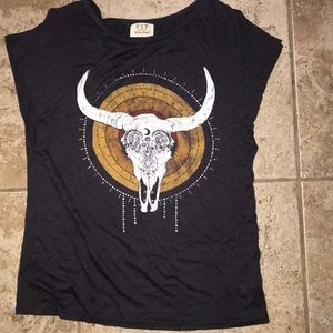 PROJECT SOCIAL T - Super Soft Vintage Skull Tee